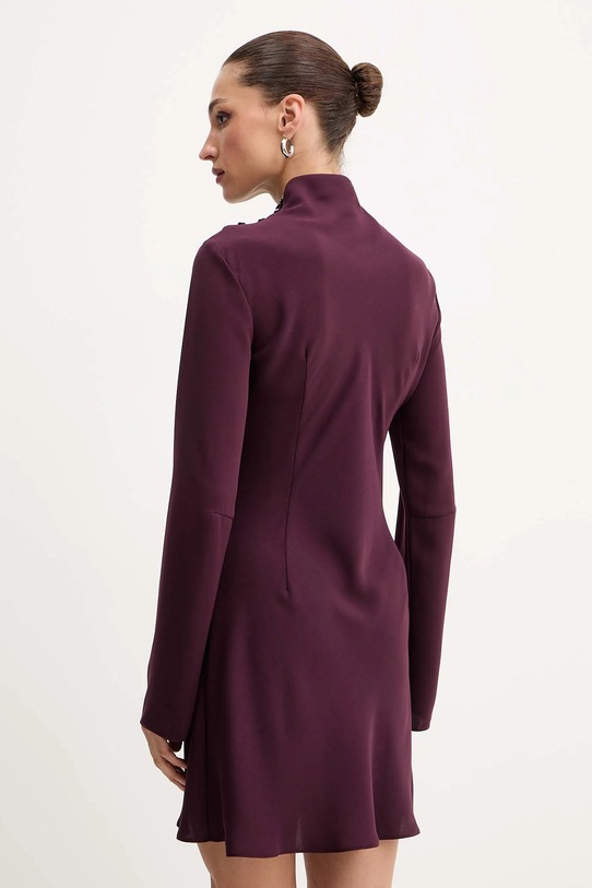 Îmbrăcăminte Patrizia Pepe rochie 2A2980.A655 burgundia