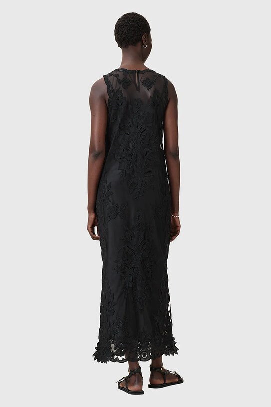 AllSaints sukienka RYE W130DC czarny