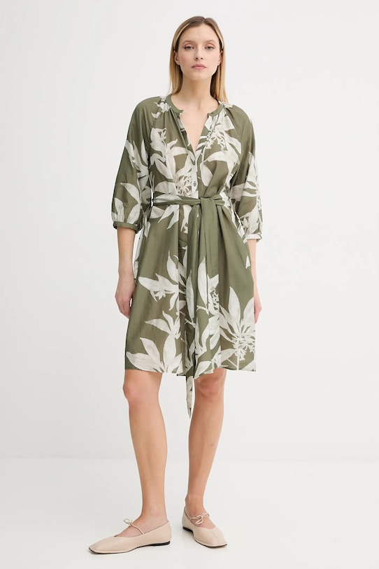 Φόρεμα Marc O'Polo εμπριμέ πράσινο 506091521197