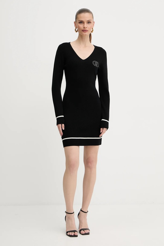 Liu Jo rochie TF5253.MS63L negru AW25