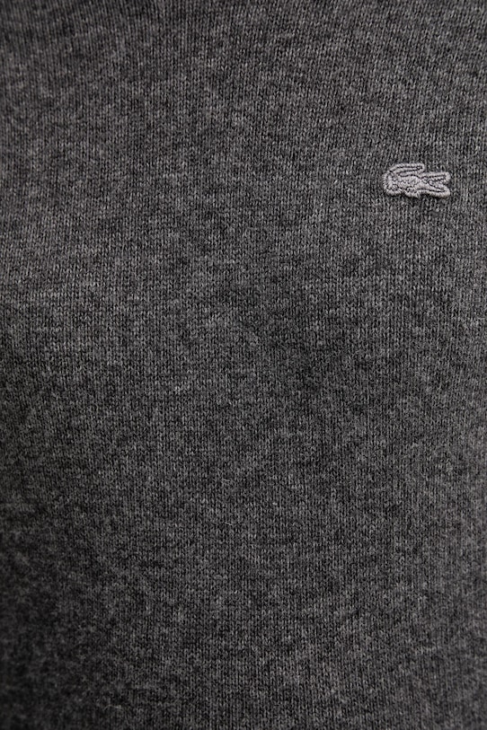 Шерстяное платье Lacoste EF4161 серый