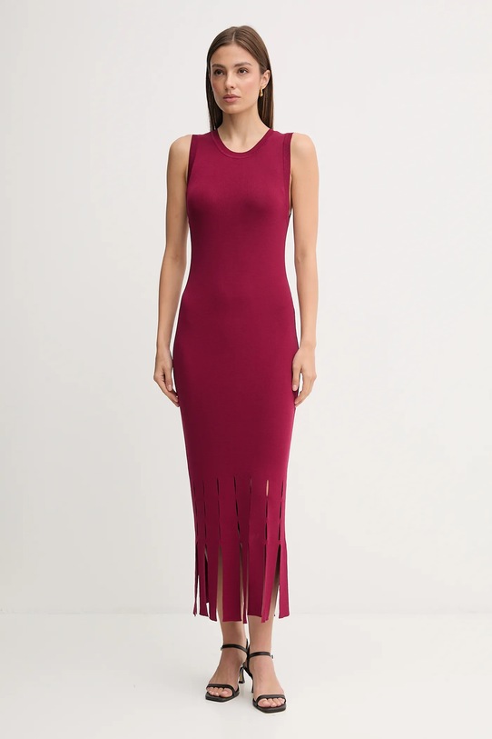 Šaty Dkny P5EUAX20 burgundské AW25