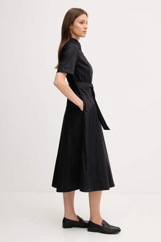 Dkny sukienka bawełniana DJ5D9065 czarny AW25