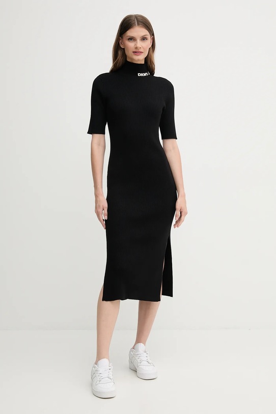Dkny rochie midi negru DJ5R0751