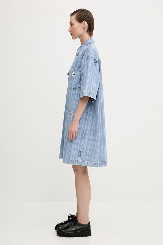 Carhartt WIP sukienka W' Rylan I035578.32H12 niebieski AW25
