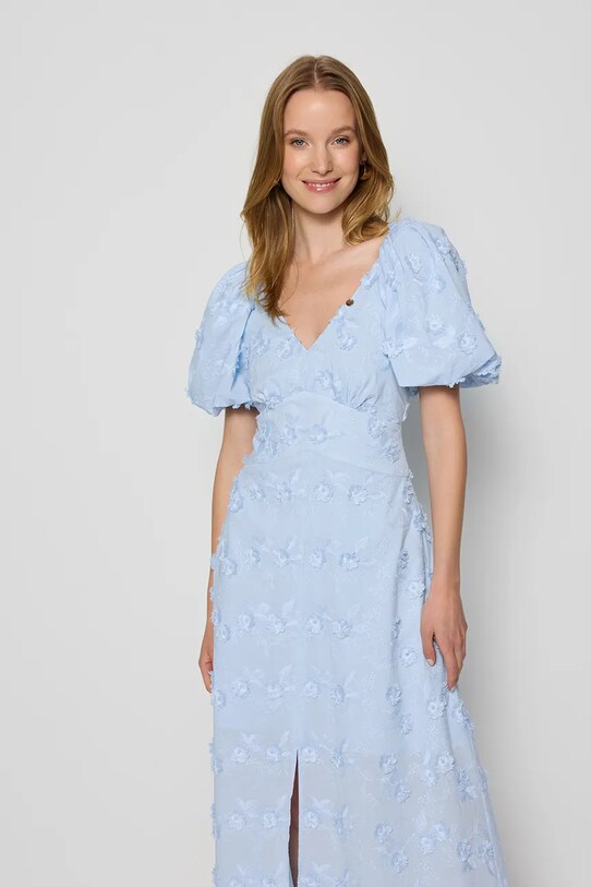 Bizuu sukienka FELICITE FELICITE.BLEKITNY niebieski AW25