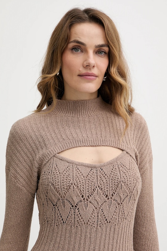 Guess sukienka SHINJU W5BK91.Z4060 beżowy