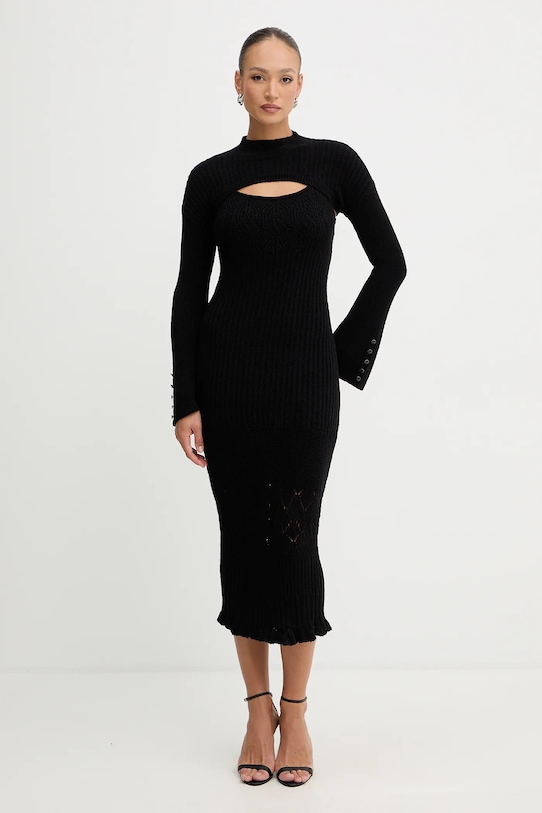 Guess sukienka SHINJU casual czarny W5BK91.Z4060