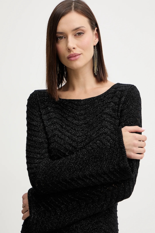 Guess sukienka CHEVRON czarny W5BK83.Z0192