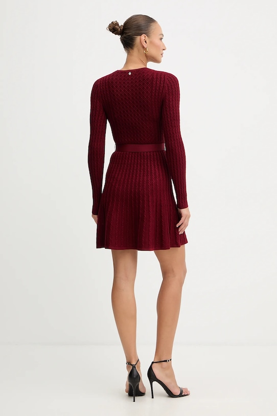 Îmbrăcăminte Guess rochie HANA W5BK68.Z2YJ2 burgundia