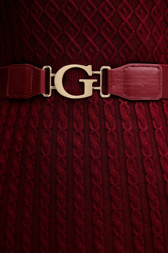 Guess sukienka HANA W5BK68.Z2YJ2 bordowy