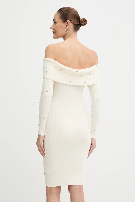 Odzież Guess sukienka ALISHA W5BK64.Z2YJ2 beżowy