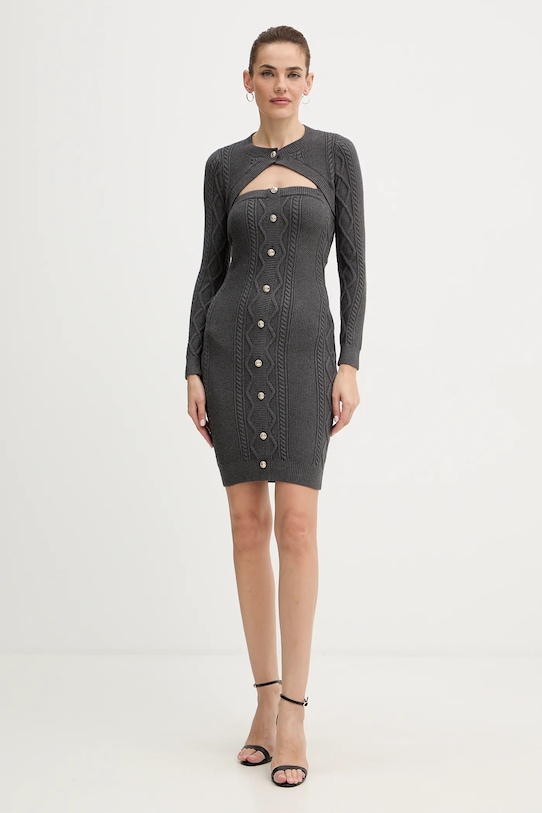 Guess sukienka DAPHNE W5BK61.Z2ZK2 szary NC25