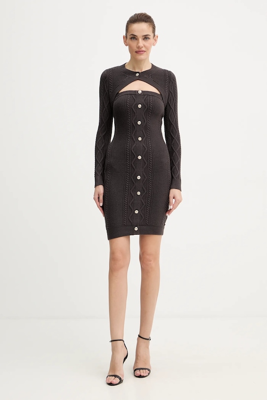 Guess sukienka DAPHNE W5BK61.Z2ZK2 szary NC25
