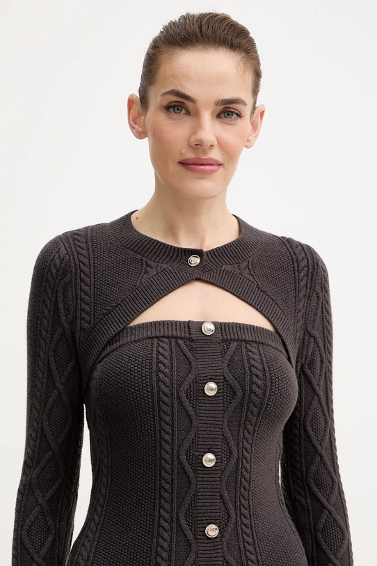 Guess sukienka DAPHNE szary W5BK61.Z2ZK2