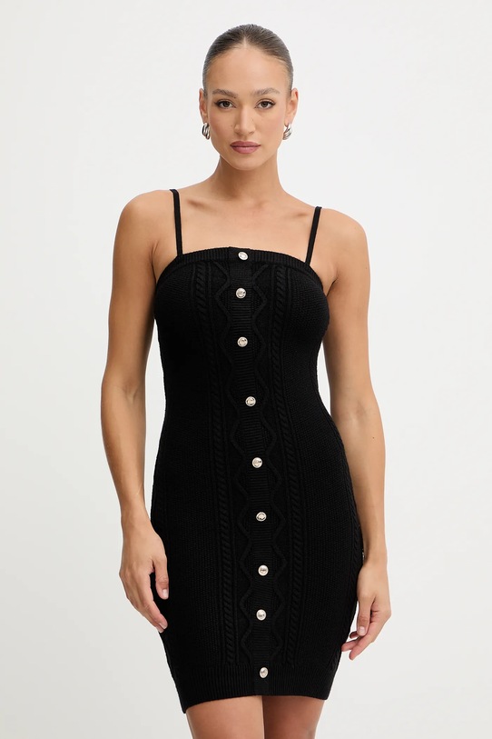 Guess sukienka DAPHNE W5BK61.Z2ZK2 czarny NC25