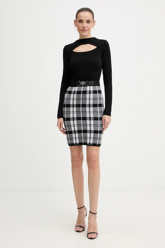 Guess sukienka z domieszką wełny CORALINE W5BK44.Z3JD2 czarny NC25