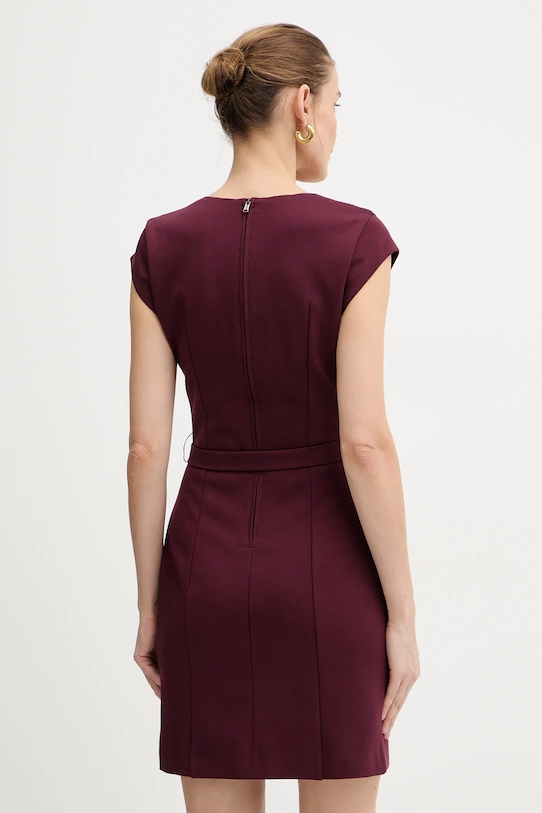 Odzież Guess sukienka CHRISSY W5BK21.KCMU2 bordowy