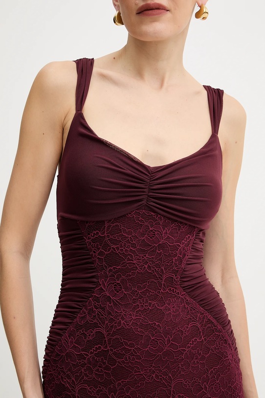 Haljina Guess CAITLYN W5BK17.KB7V2 bordo