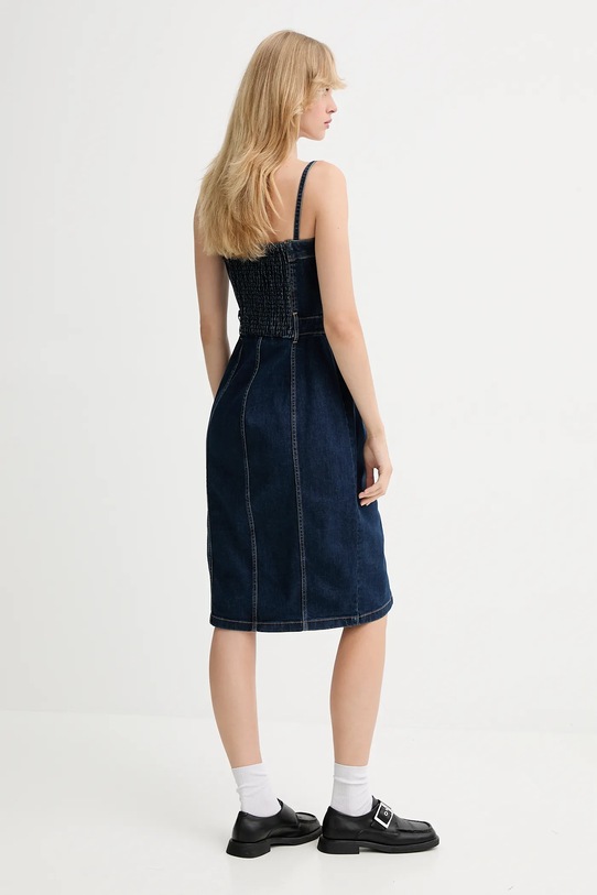 Levi's sukienka jeansowa 0002S granatowy AW25
