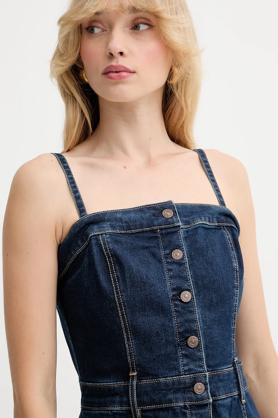 Levi's vestito di jeans blu navy 0002S