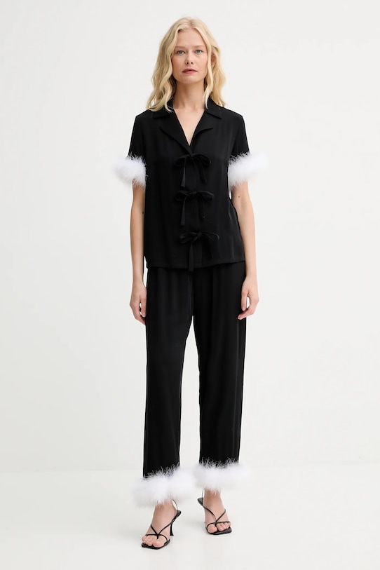 The Sleeper pijama uni negru POSP02P002F