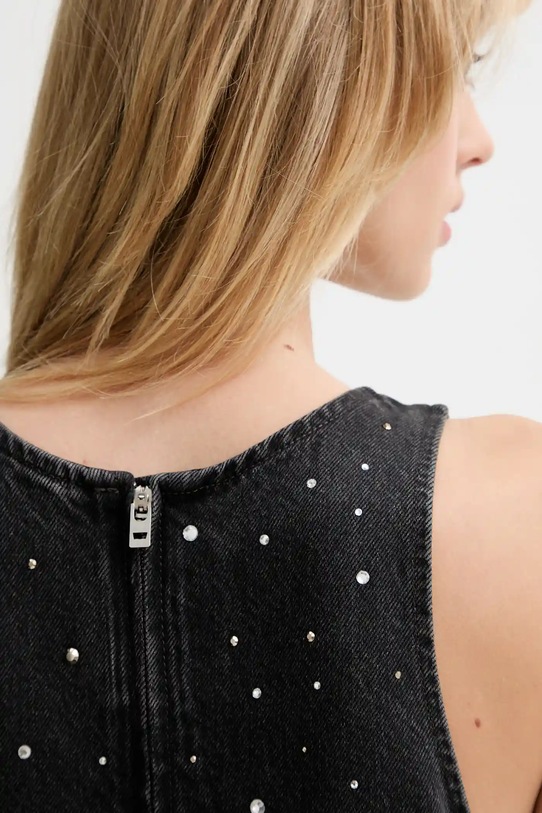 Džínové šaty Levi's 003NO.0003 šedá