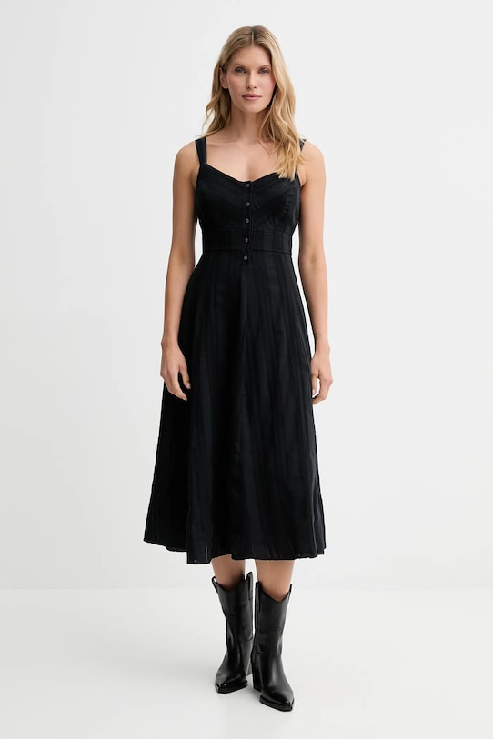 Levi's sukienka bawełniana casual czarny 003PR.0003
