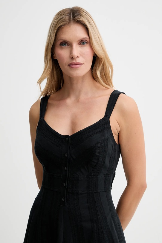 Levi's sukienka bawełniana czarny 003PR.0003