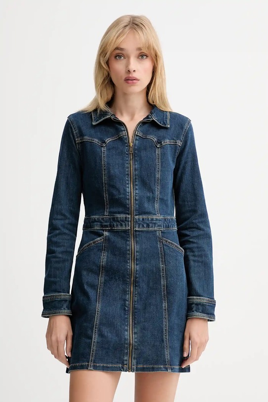 Džínové šaty Levi's mini modrá 003S6