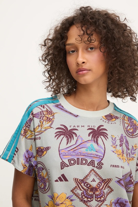 Haljina adidas x Farm Rio siva JL7003