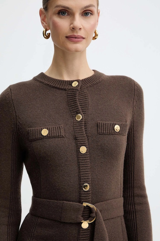 Marciano Guess rochie cu cașmir AFRAH maro 5BGK43.5893Z