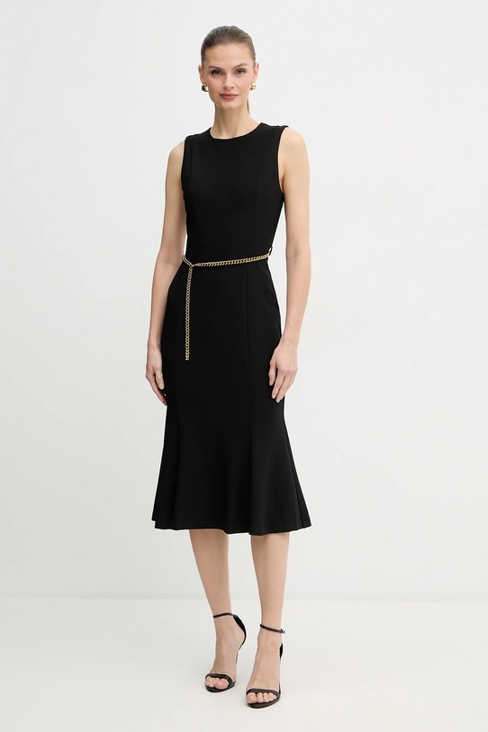 Marciano Guess sukienka LIA z elastanem czarny 5BGK20.6302A