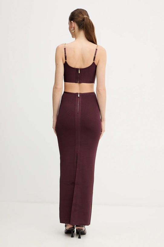 Šaty Marciano Guess AISHA 5BGK10.5036Z burgundské AW25