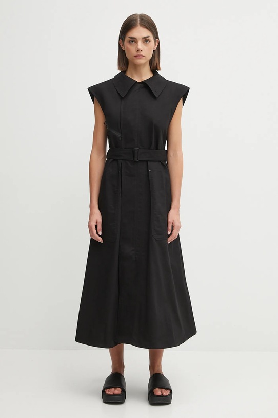 Y-3 sukienka Twill casual czarny JV6776