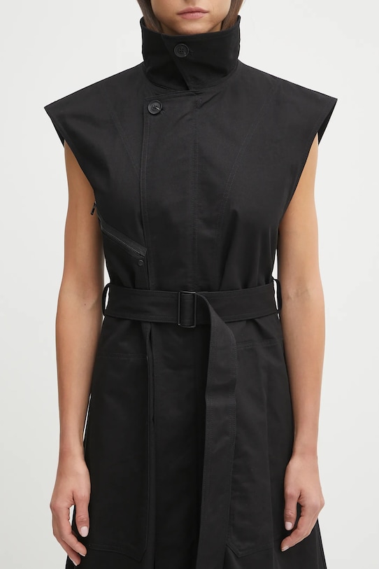 Y-3 sukienka Twill czarny JV6776