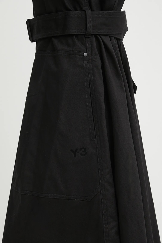 Y-3 sukienka Twill JV6776 czarny