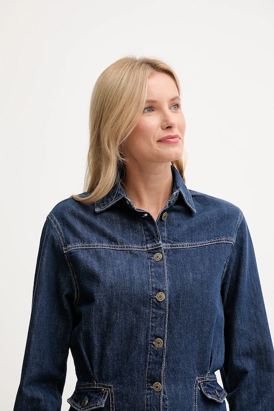 Džínové šaty Pepe Jeans modrá PL9537685