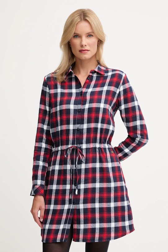 Сукня Pepe Jeans довгий бордо PL9537750