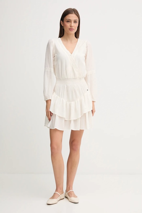 Pepe Jeans ruha gombolós bézs PL9537702