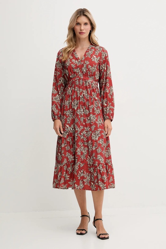 Pepe Jeans sukienka casual pomarańczowy PL9537695