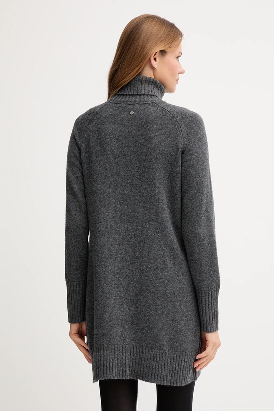 Odzież Pepe Jeans sukienka z dodatkiem wełny PL9537714 szary