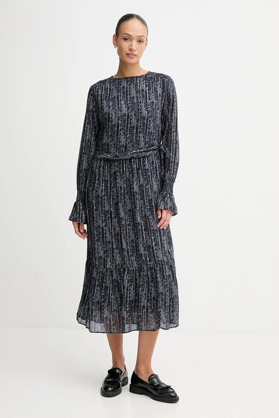 Šaty Pepe Jeans kvetinový tmavomodrá PL9537722