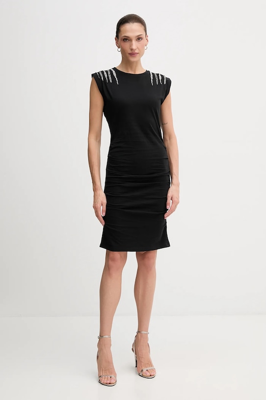 Pepe Jeans sukienka bawełniana bawełna czarny PL9537726