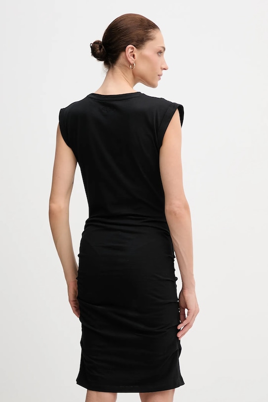 Odzież Pepe Jeans sukienka bawełniana PL9537726 czarny