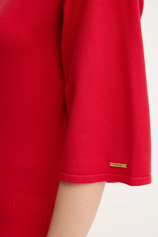 Twinset sukienka 252LI3BDD czerwony