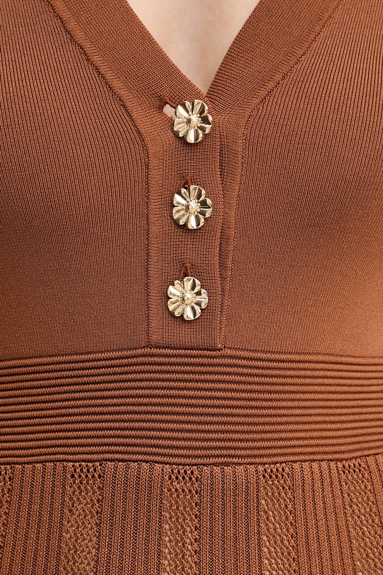 Twinset sukienka 252TP3110 brązowy