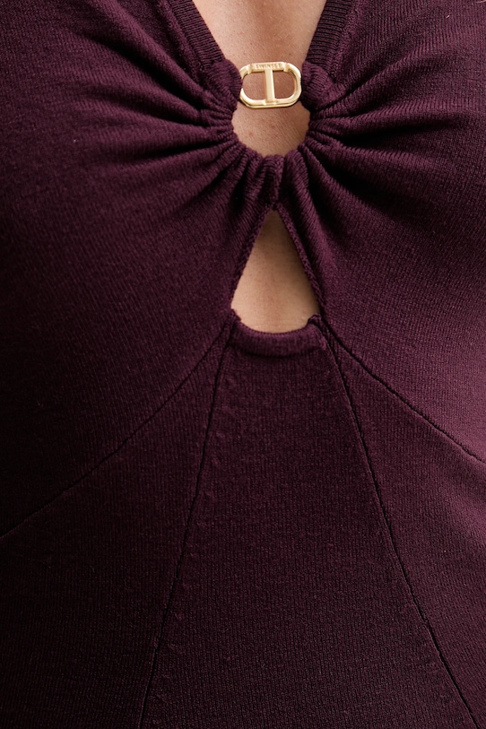 Twinset rochie 252TP3140 burgundia