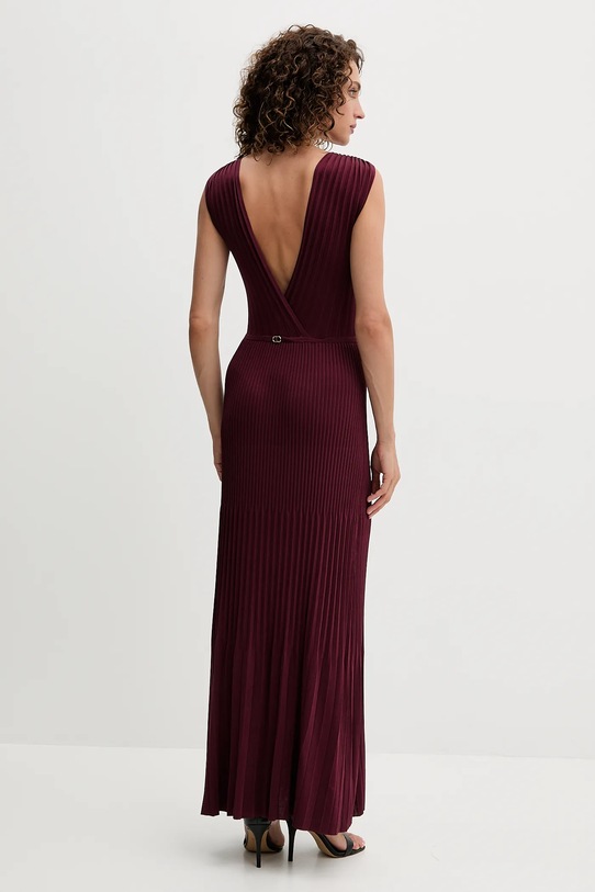 Îmbrăcăminte Twinset rochie 252TP3160 burgundia