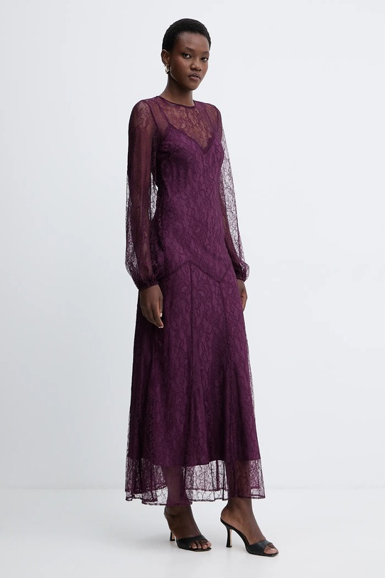 Twinset sukienka 252TT2261 fioletowy AW25